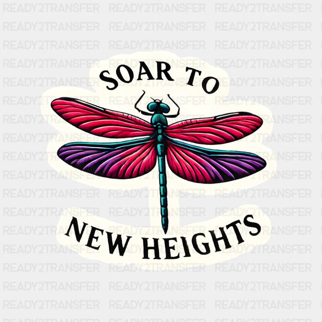 Soar To New Heights Dragonfly - Minimal UV Sticker Permanent UV DTF Decal