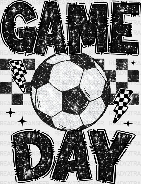 Soccer Ball Game Day Design - Soccer DTF Heat Transfer