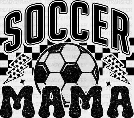 Soccer Mama Lightning Design - Dtf Heat Transfer