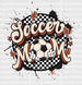 Soccer Mom DTF Transfer ready2transfer Black