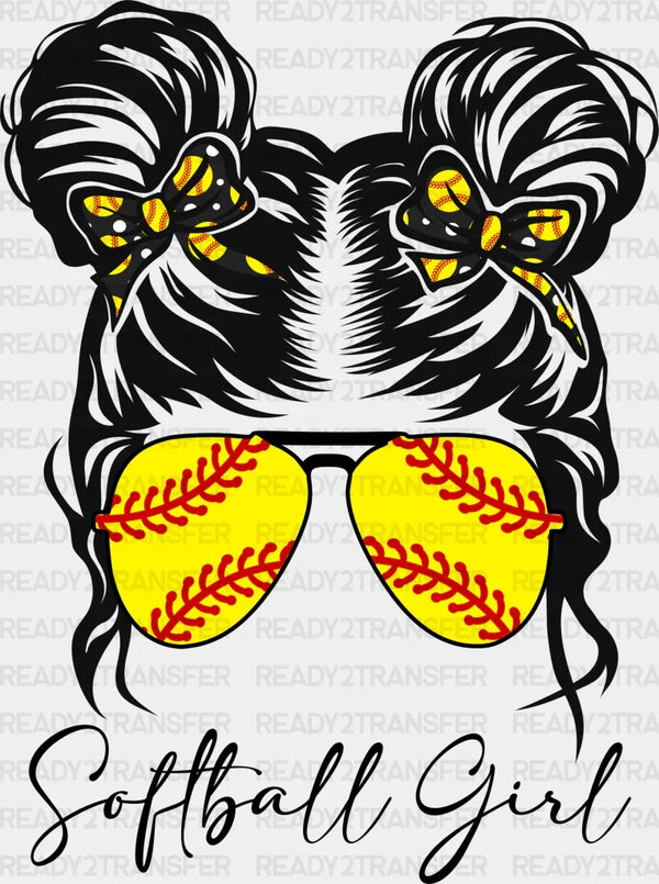 Softball Girl - Softball DTF Heat Transfer