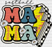 Softball Mama - Softball DTF Heat Transfer ready2transfer Black