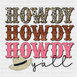 Solid Howdy Yall Dtf Transfer