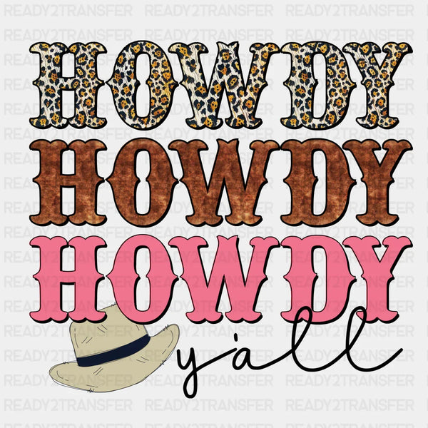 SOLID HOWDY HOWDY YALL DTF Transfer