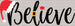 Solo Believe DTF Transfer ready2transfer Black