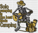 Solo Camping DTF Transfer ready2transfer Black