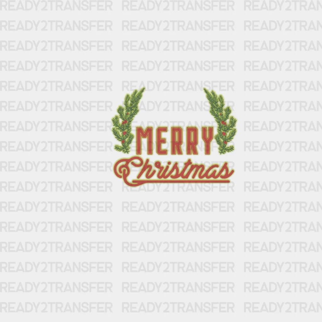 Solo Merry Christmas Dtf Transfer