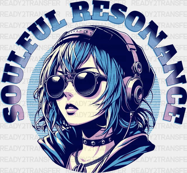 Soulful Resonance - Anime Dtf Heat Transfer