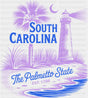 South Carolina The Palmetto State - States & Cities DTF Transfer