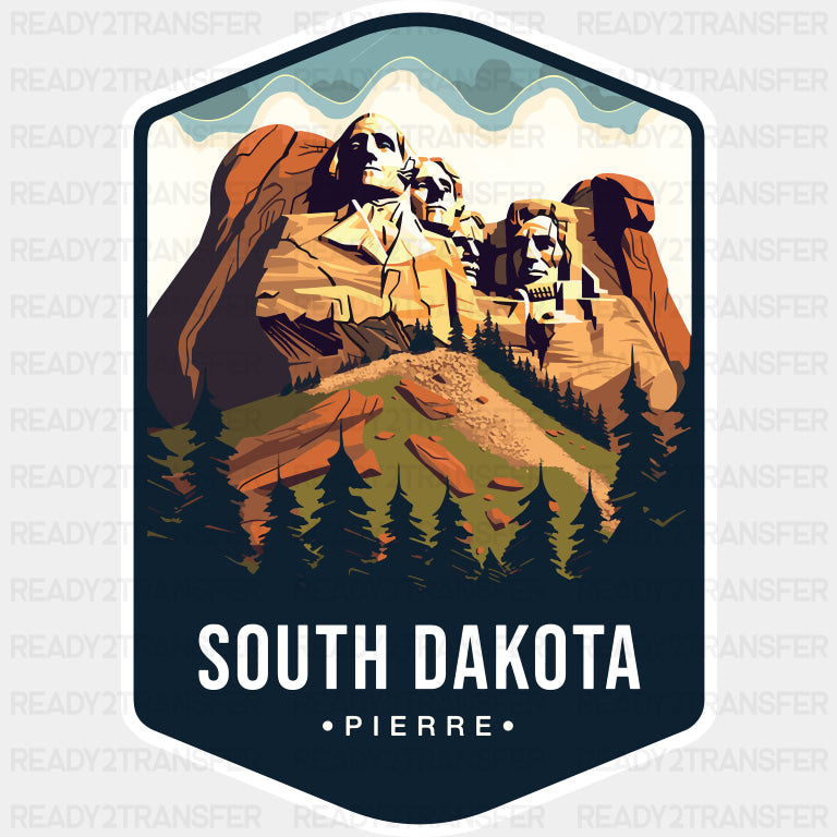 South Dakota Pierre - States & Cities DTF Transfer ready2transfer