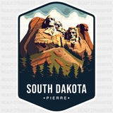 South Dakota Pierre - States & Cities DTF Transfer ready2transfer