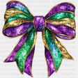 Sparkling Ribbon - Mardi Gras DTF Transfers ready2transfer