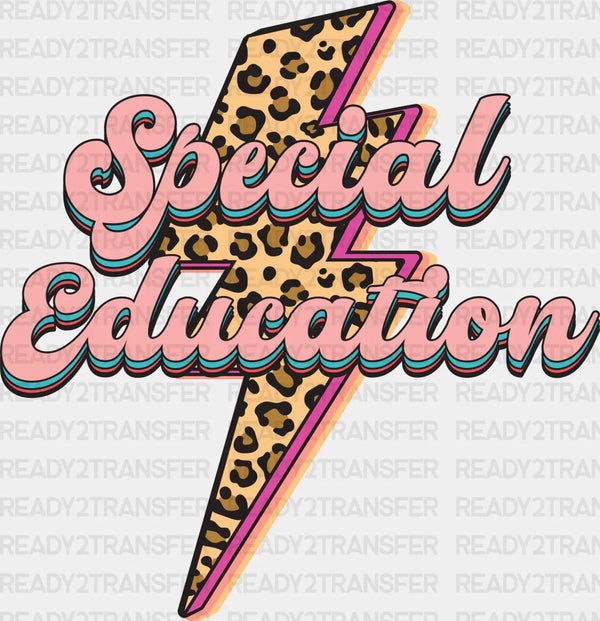 Special Education Lightning Design - Special ED DTF heat transfer