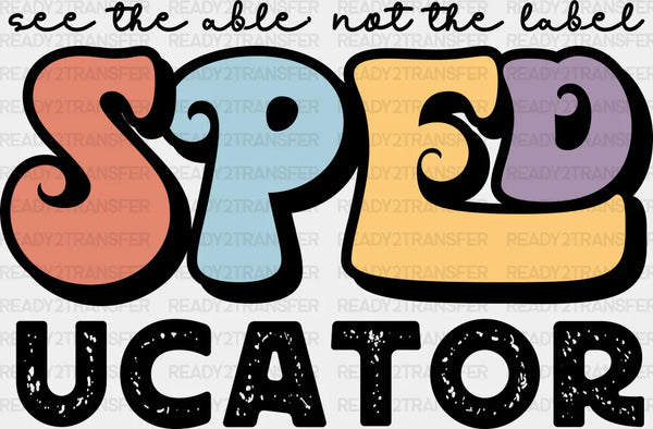 Speducator Design - Special ED DTF heat transfer