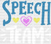 Speech Team Design - Therapist DTF Heat Transfer ready2transfer White