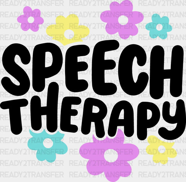 Speech Therapy Design - Therapist DTF Heat Transfer