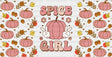 Spice Girl Pink Pumpkin - Fall Cup Wrap Uv Sticker Permanent Dtf Decal
