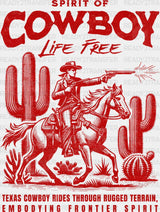 Spirit Of Cowboy Life Free Design - Rodeo Dtf Transfers