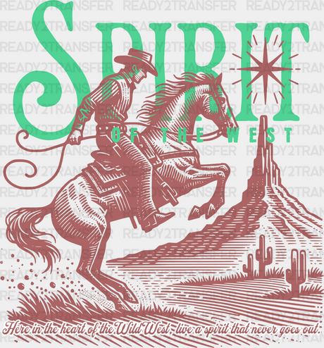 Spirit Of West Design - Rodeo Dtf Transfers