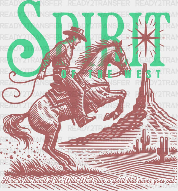 Spirit Of West Design - Rodeo DTF Transfers