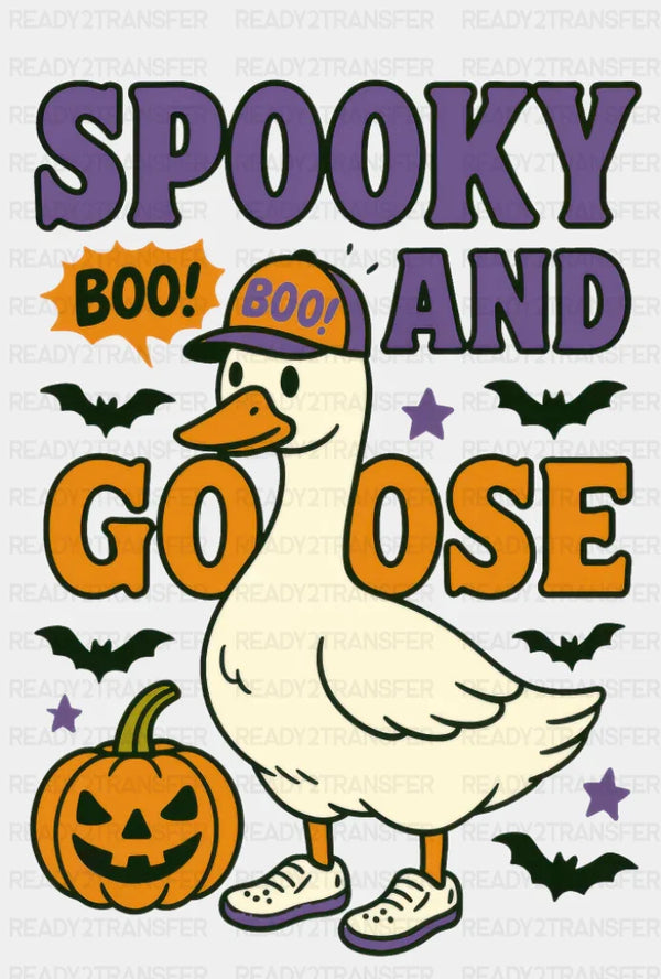 Spooky And Goose - Halloween DTF Transfer