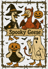 Spooky Geese - Halloween DTF Transfer ready2transfer