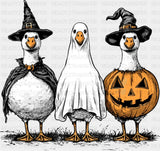 Spooky Geese - Halloween DTF Transfer ready2transfer