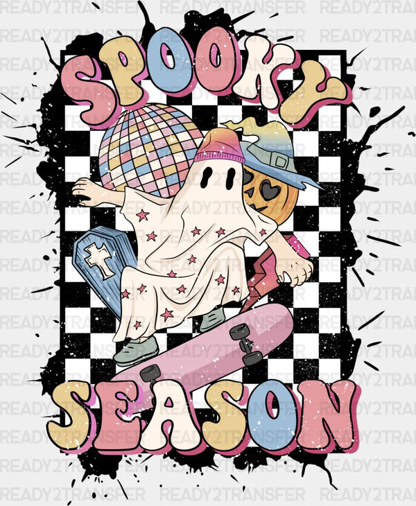 Spooky Ghost Halloween Design Halloween DTF Transfer