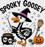 Spooky Goosey Witch - Halloween DTF Transfer ready2transfer
