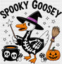 Spooky Goosey Witch - Halloween DTF Transfer ready2transfer
