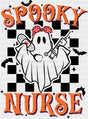 Spooky Nurse - Halloween DTF Transfer Adult Unisex - S & M (10’’) / Dark Color Design (See Imaging)