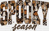 Spooky Season - Halloween DTF Transfer Adult Unisex - S & M (10’’) / Dark Color Design (See Imaging)