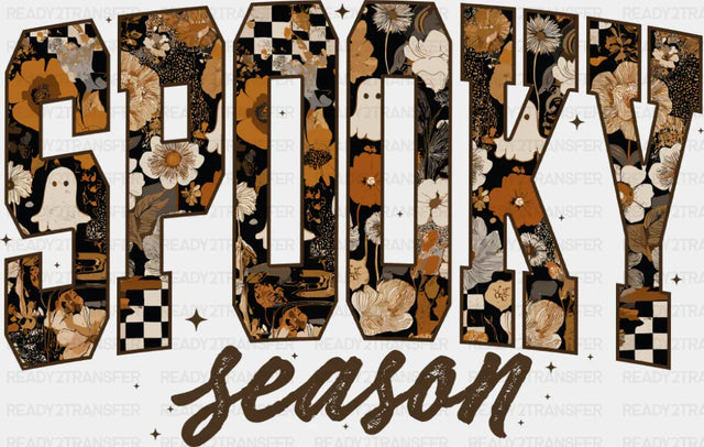Spooky Season - Halloween DTF Transfer Adult Unisex - S & M (10’’) / Dark Color Design (See Imaging)