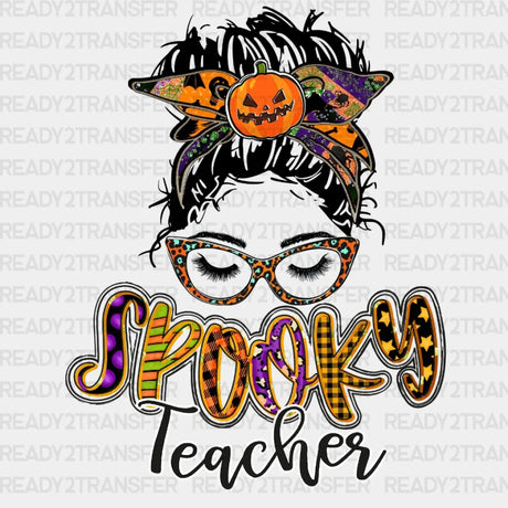 Spooky Teacher Dtf Transfer