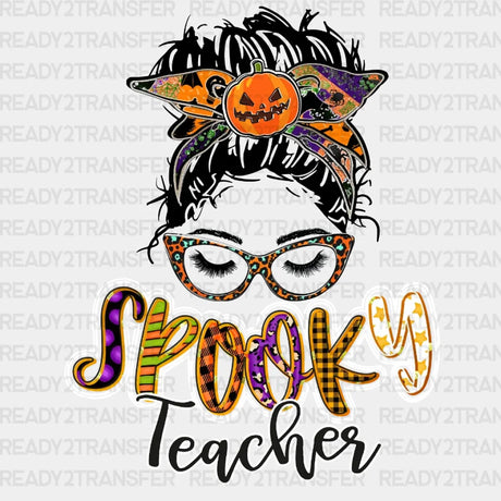 Spooky Teacher Dtf Transfer
