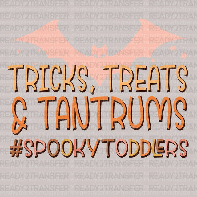 SPOOKY TODDLERS DTF Transfer ready2transfer