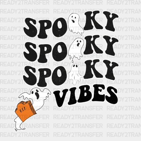 Spooky Vibes Dtf Transfer
