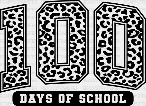 Spotted 100 Days Of School DTF Transfer