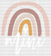 Spotted Heart Mini DTF Transfer ready2transfer White