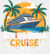 Spring Break Cruise 2025 Making Memories Together - Vacation DTF Transfer Adult Unisex - S & M (10’’) / Light Color