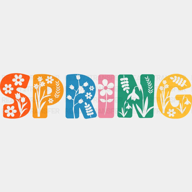 Spring Colorful - Spring DTF Transfer