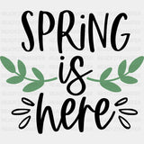 Spring Is Here - Spring DTF Transfer Adult Unisex - S & M (10’’) / Dark Color Design (See Imaging)