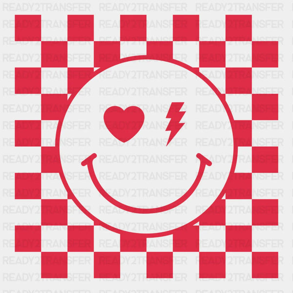 SQUARE DESIGN LOVER FACE DTF Transfer