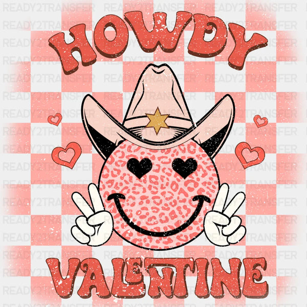 SQUARE HOWDY VALENTINE DTF Transfer