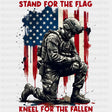 Stand For The Flag Kneel For The Fallen - Army DTF Transfers