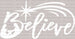 Star Believe DTF Transfer ready2transfer White