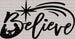 Star Believe DTF Transfer ready2transfer Black