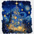 Starry Night - Christmas DTF Transfers ready2transfer