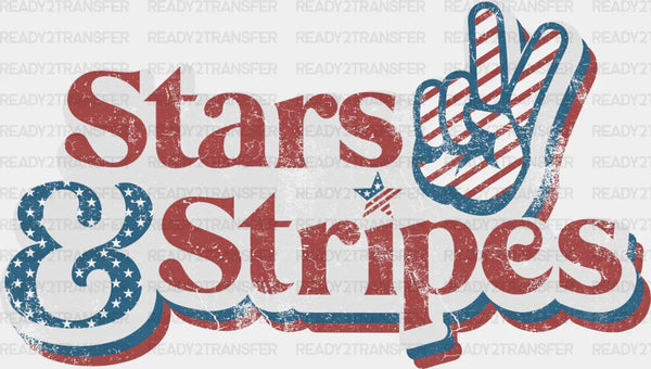Stars And Stripes 4th Of July DTF Transfer