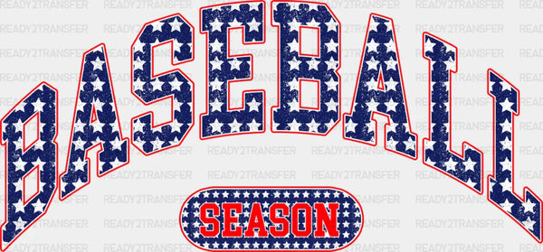 Stars Baseball Season Design - Baseball DTF Heat Transfer